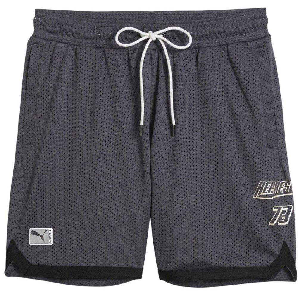Puma Mens Structured Track Shorts / Gray
